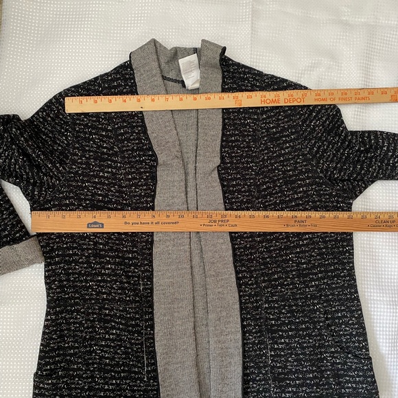 Tribal Spring blazer Jacket Cardigan black and white size 16 XL, 100% cotton - Picture 3 of 12